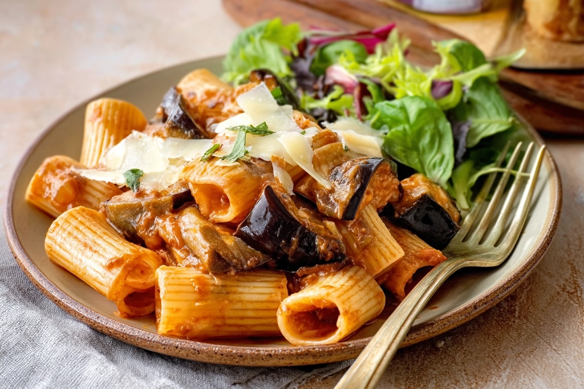Baked Rigatoni Alla Norma Recipe