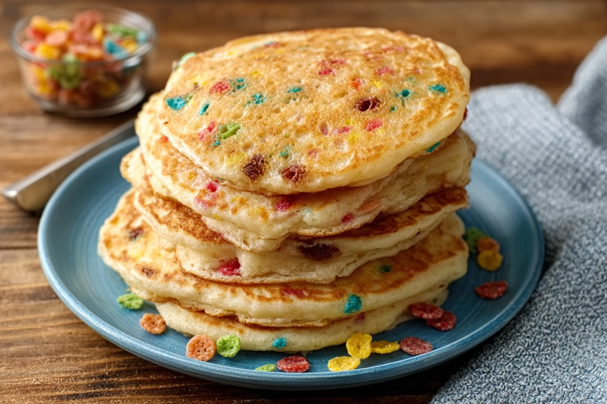 Fruity Pebbles Pancakes Recipe