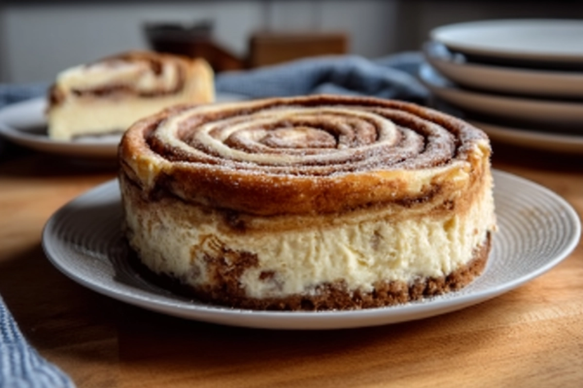 Honey Bun Cheesecake