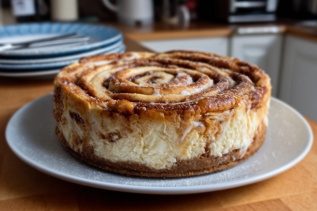Honey Bun Cheesecake
