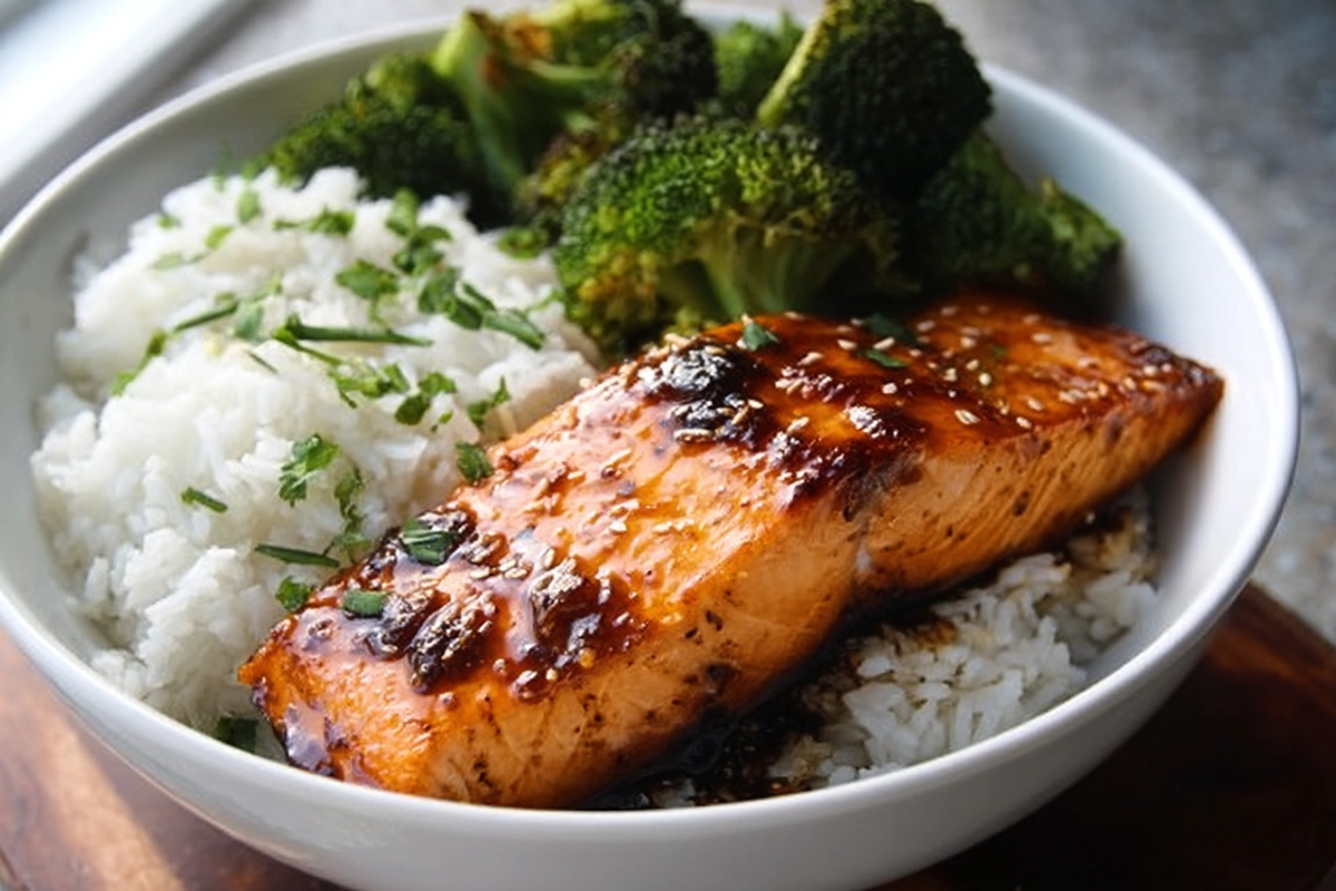 Honey Garlic Salmon Air Fryer