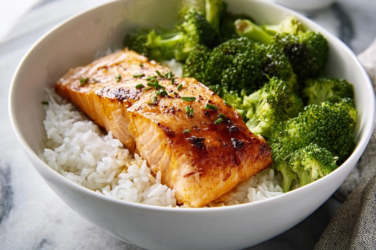 Honey Garlic Salmon Air Fryer
