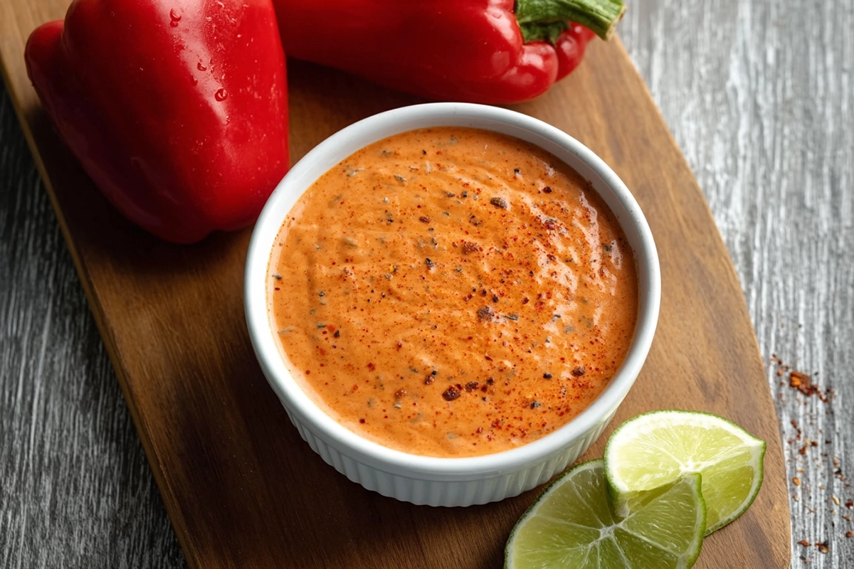 Smoky Red Pepper Crema