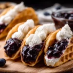 Blueberry Cheesecake Taco