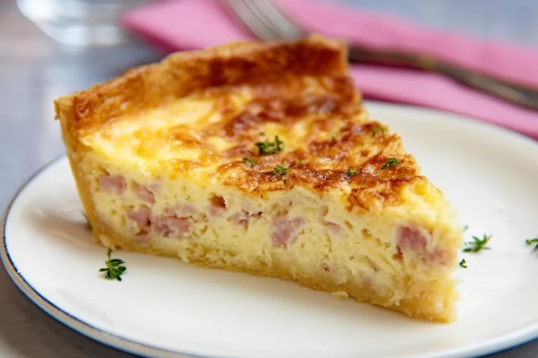 Classic Ham and Cheese Quiche