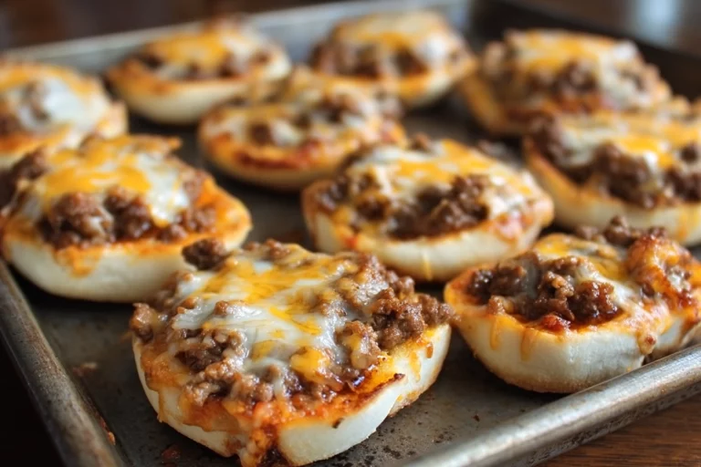 Old School Pizza Burgers