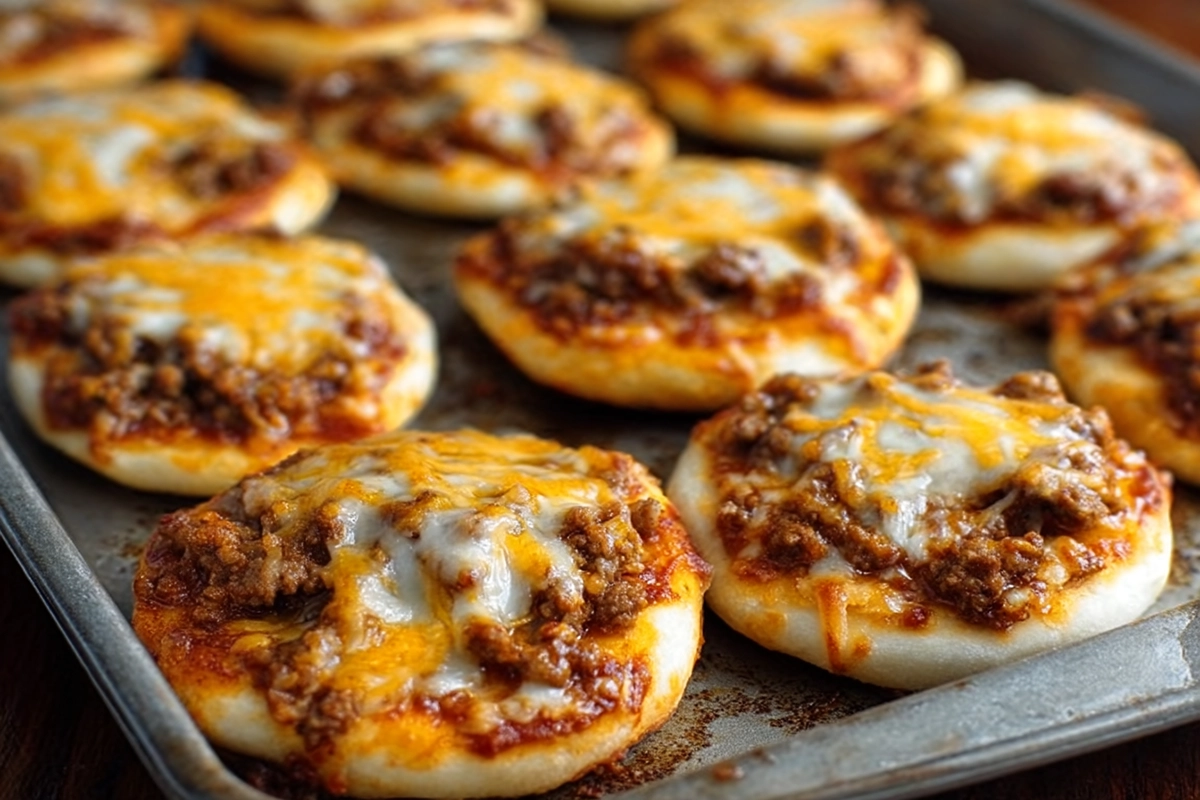 Old School Pizza Burgers