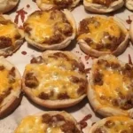 Old School Pizza Burgers