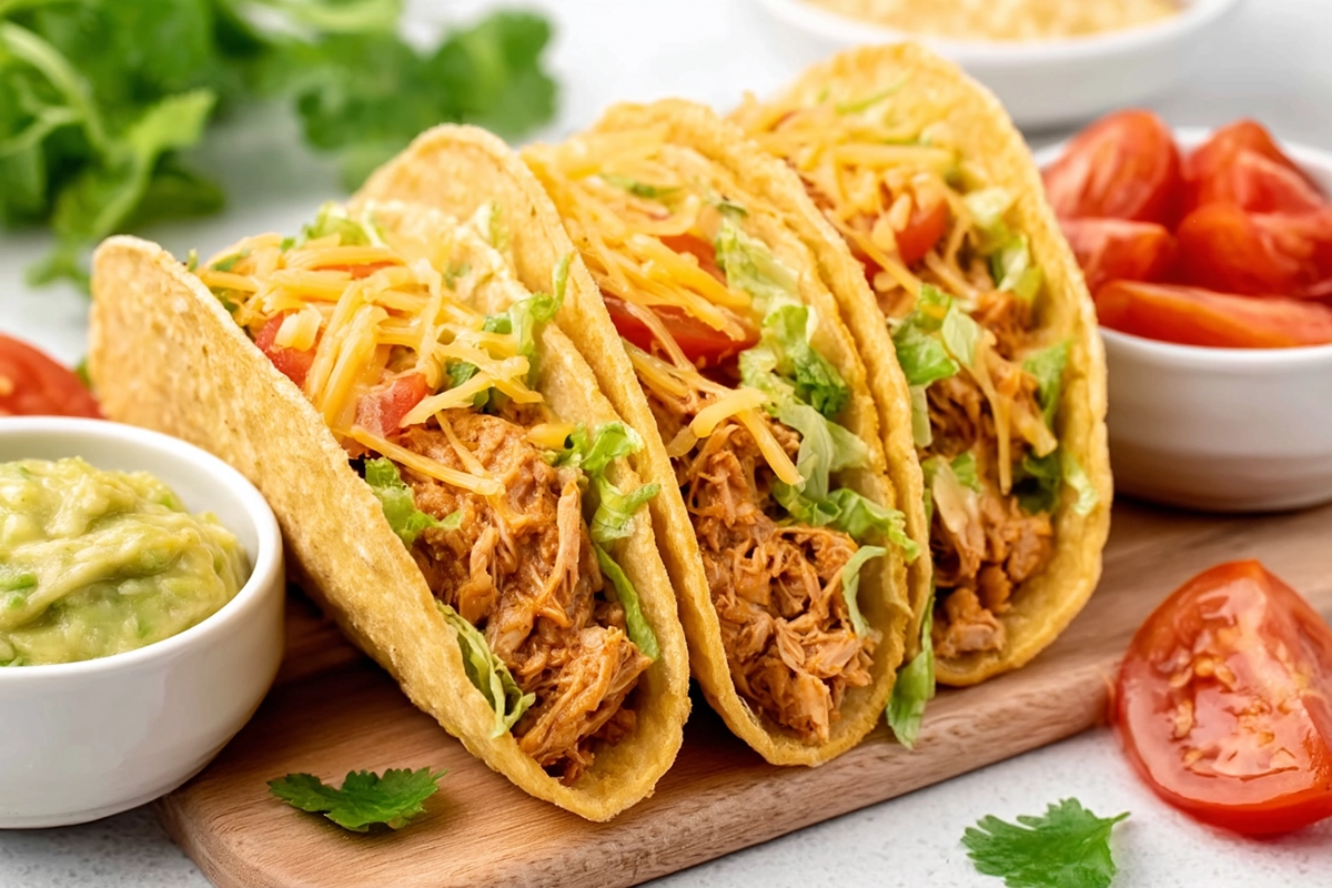 Slow Cooker Queso Chicken Tacos 4 Slow Cooker Queso Chicken Tacos