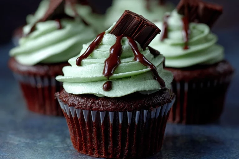 Andes Mint Cupcakes