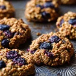Banana Blueberry Oatmeal Breakfast Cookies