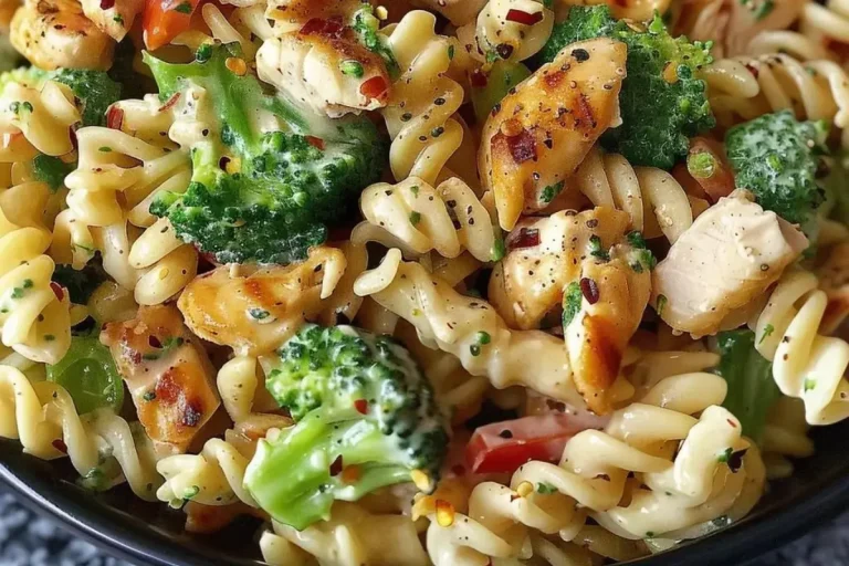 chicken broccoli pasta salad