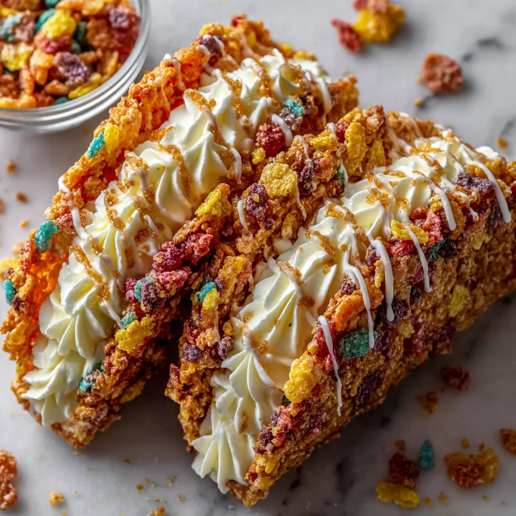 fruity pebbles cheesecake tacos 3 fruity pebbles cheesecake tacos
