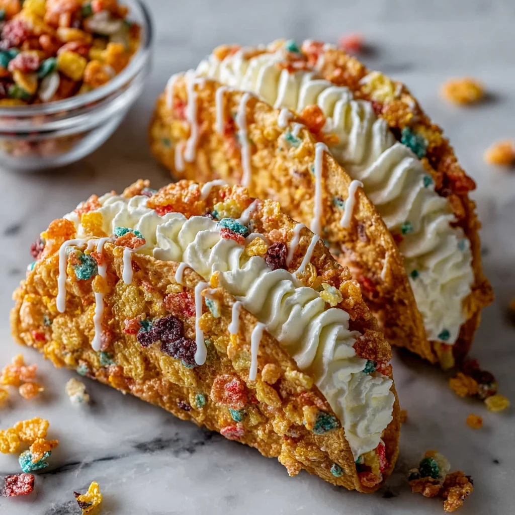 fruity pebbles cheesecake tacos 4 fruity pebbles cheesecake tacos