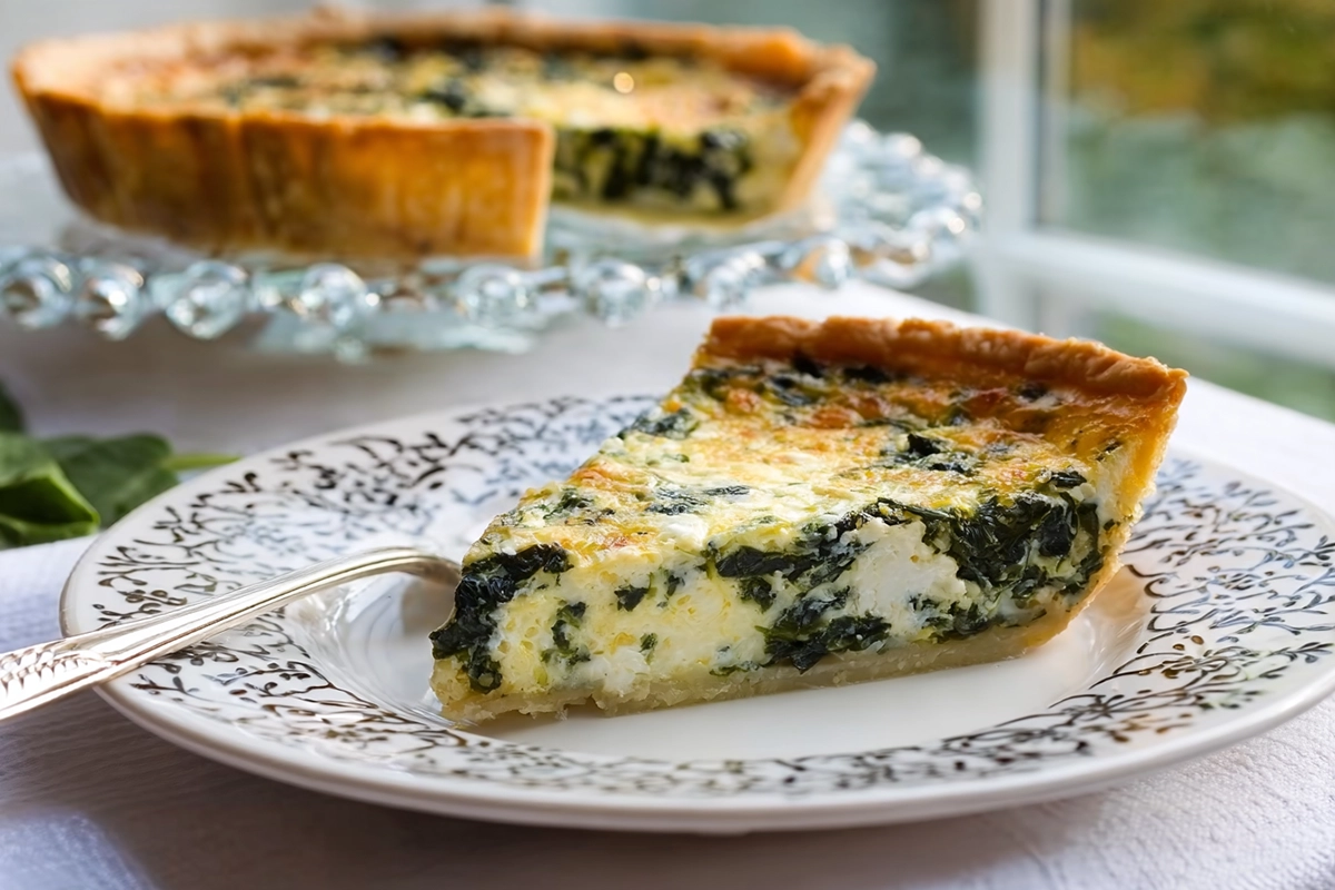 Spinach and Ricotta Quiche Recipe