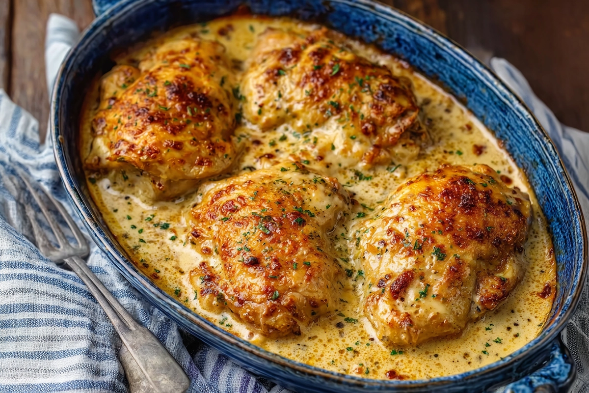 Melt in your mouth caesar chicken