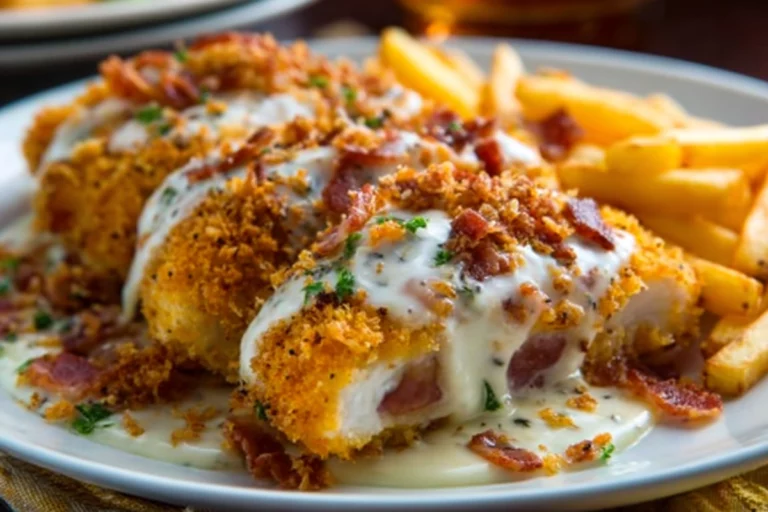 cream cheese and bacon stuffed doritos chicken
