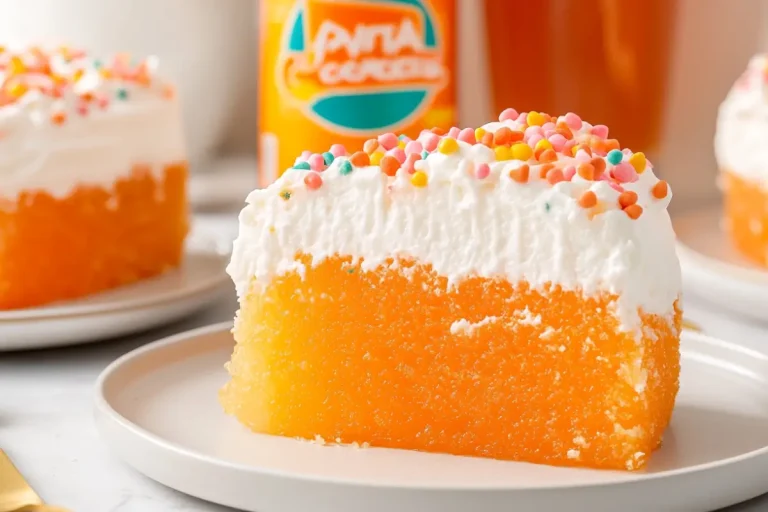 Orange Crush Poke Cake