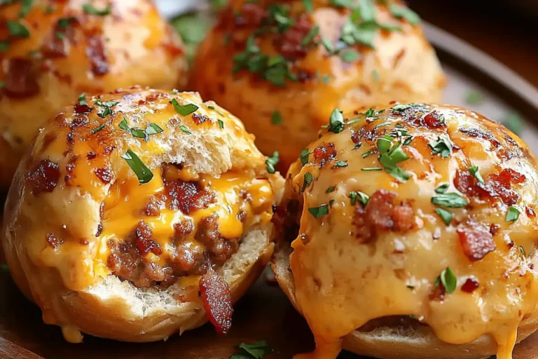 Bacon Cheeseburger Bombs