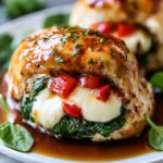 Roasted Red Pepper Spinach Chicken 5 Roasted Red Pepper Spinach Chicken