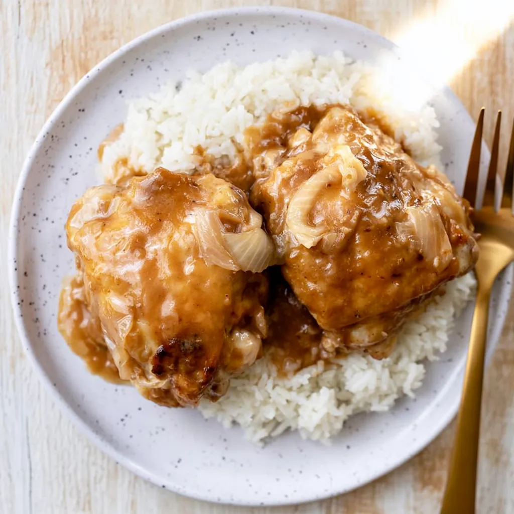 Smothered Chicken And Rice 4 Smothered Chicken And Rice