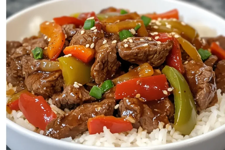 Crockpot Pepper Steak