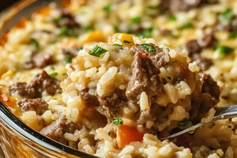 Beef and Rice Casserole