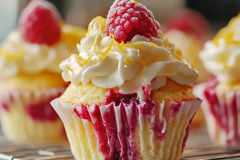 raspberry lemon heaven cupcakes