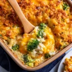 Broccoli Rice Chicken And Cheese Casserole 3 Broccoli Rice Chicken