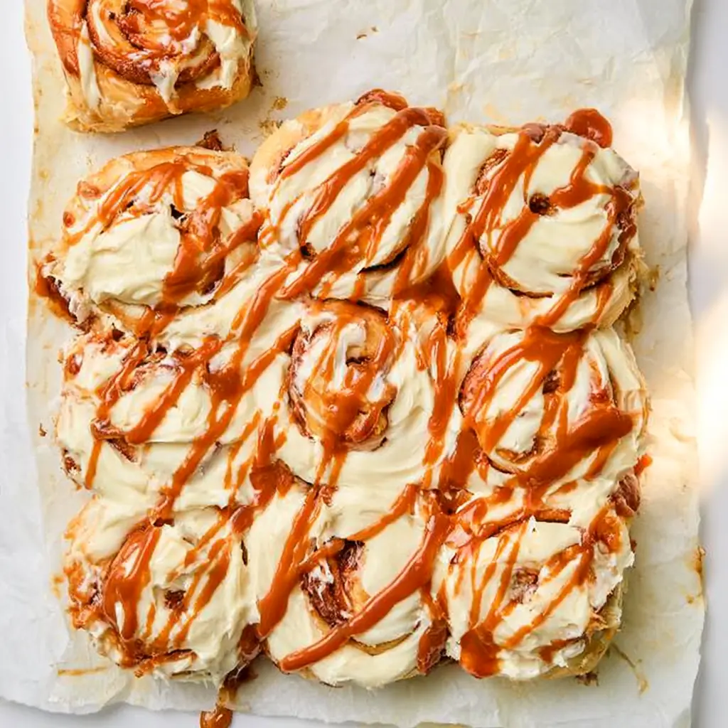 Caramel Apple Cinnamon Rolls
