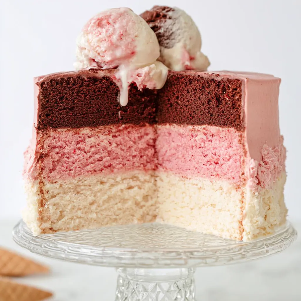 High Altitude Neapolitan Cake 3 High Altitude Neapolitan Cake