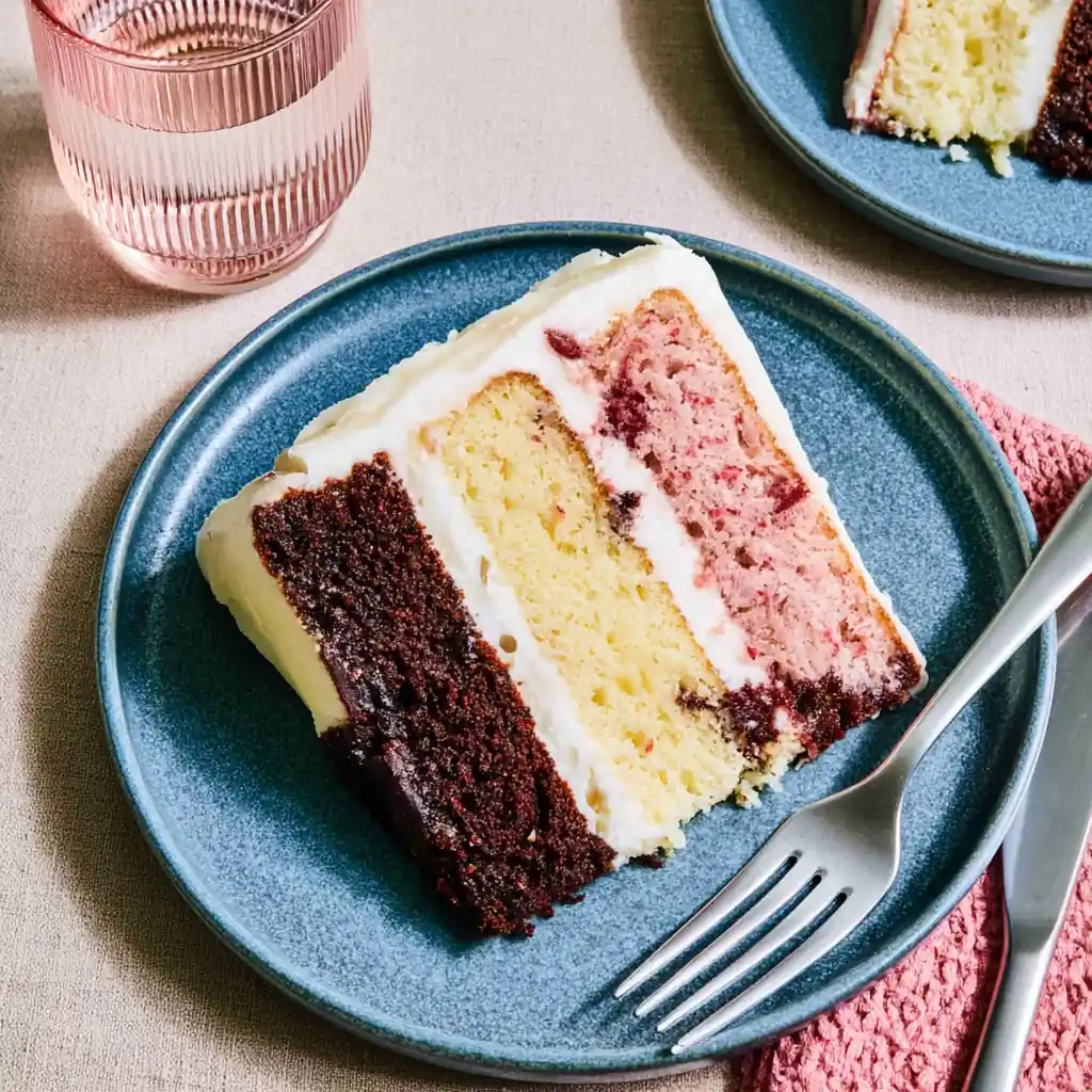 Neapolitan Cake 3 Neapolitan Cake