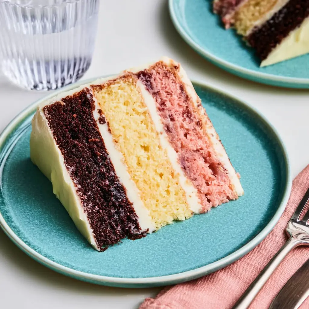 Neapolitan Cake 4 Neapolitan Cake
