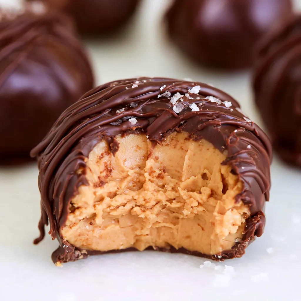 Peanut Butter Balls with Rice Krispies 4 Peanut Butter Balls
