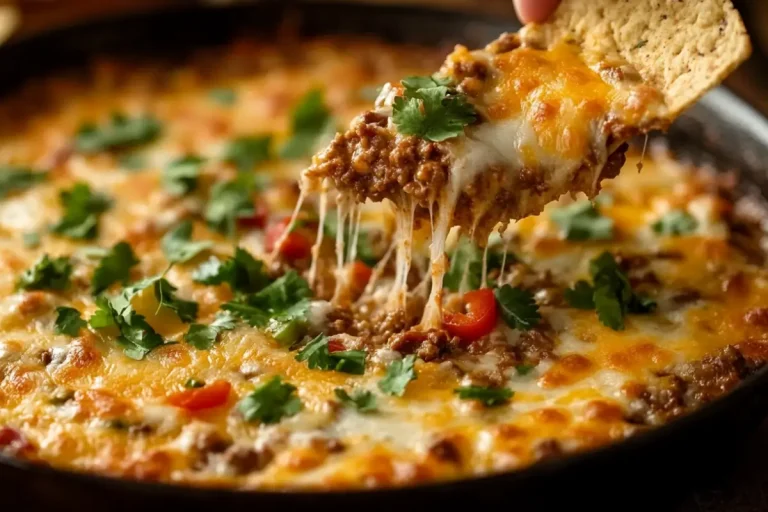 One Pan Hatch Chili Cheese Dip