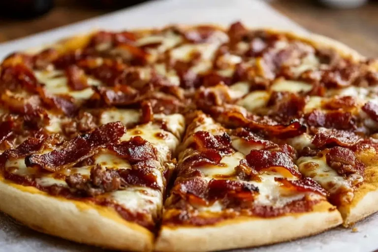 Barbecue Bacon Pizza