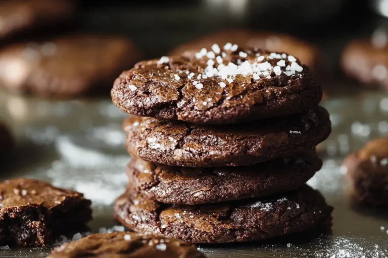 Salted Brownie Cookies