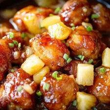 brown sugar pineapple chicken-image