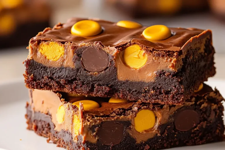 Reese's Stuffed Brownies