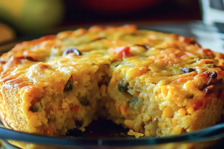 Hatch Chile Cornbread Casserole Gluten Free