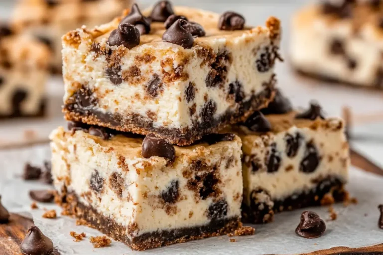 Perfect Cookie Dough Cheesecake Bars