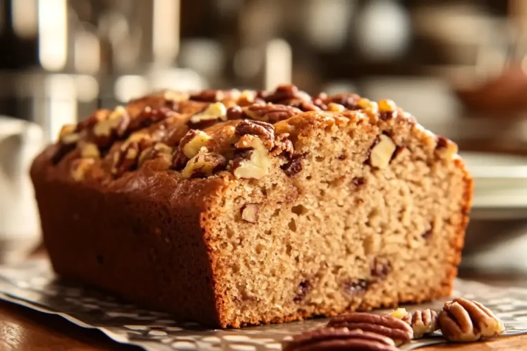 Apple Bread With Cinnamon Pecan Crunch