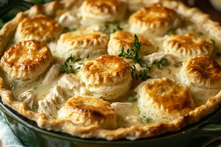 chicken pot pie with grands biscuits