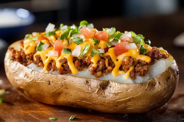taco stuffed baked potatoes
