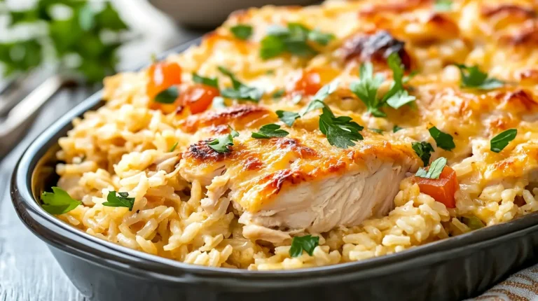 easy chicken and rice casserole