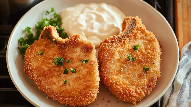 Crispy Breaded Pork Chops