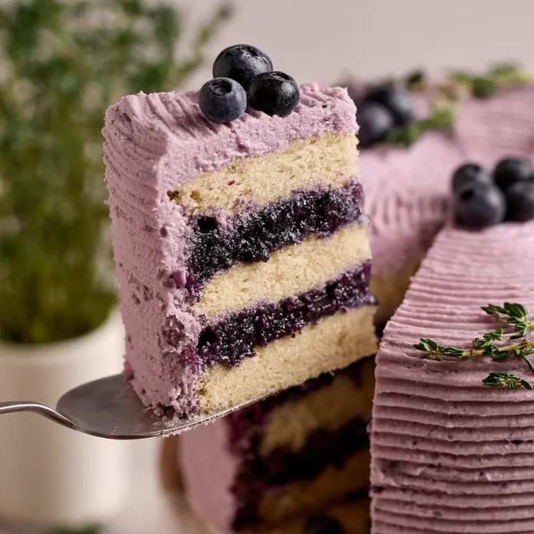 Blueberry Chiffon Cake