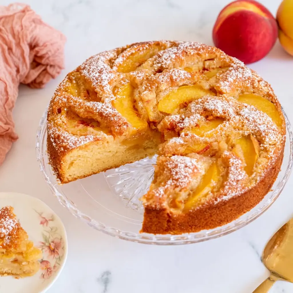 Peach Cake 3 Peach Cake