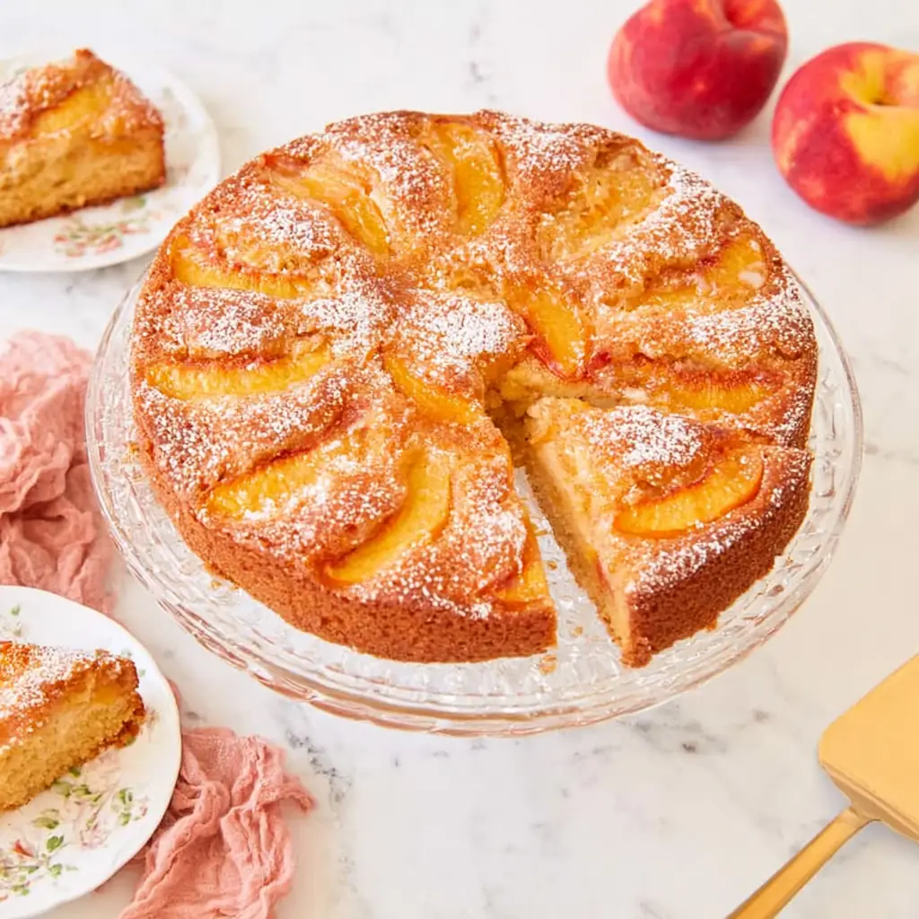 Peach Cake 4 Peach Cake