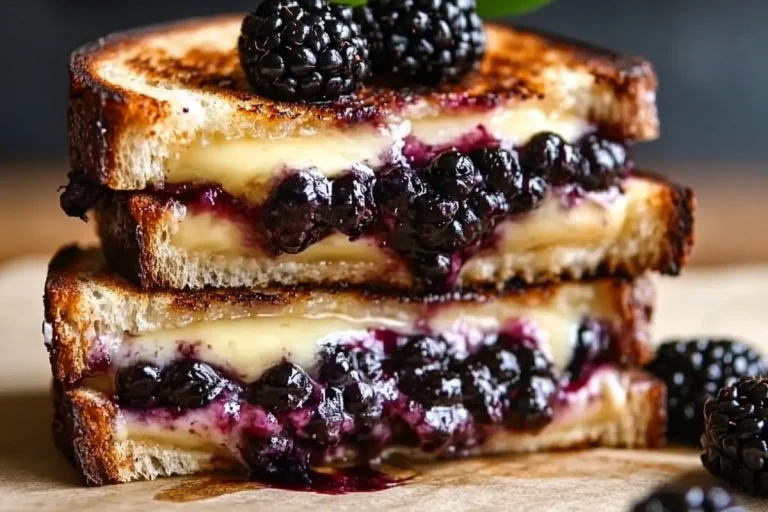 blackberry balsamic and brie grilled cheese